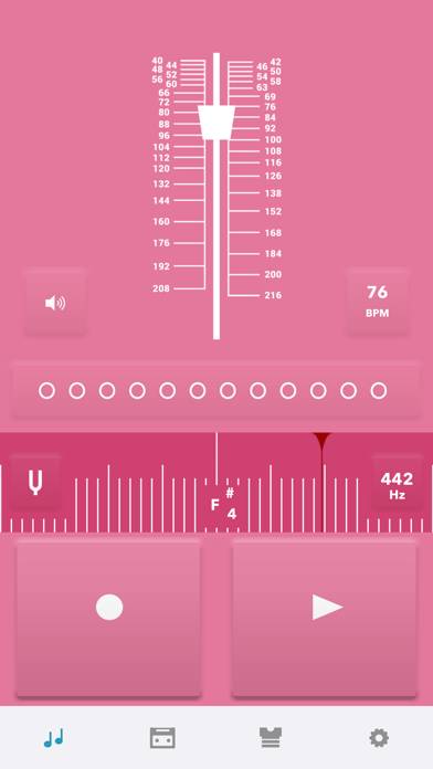 Music Practice Tool Captura de pantalla de la aplicación