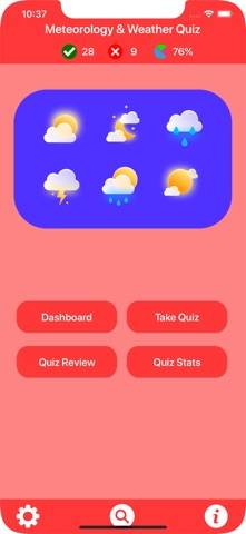 Meteorology & Weather Quizzes capture d'écran #1