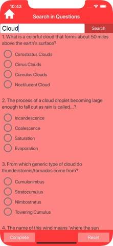 Meteorology & Weather Quizzes capture d'écran du jeu