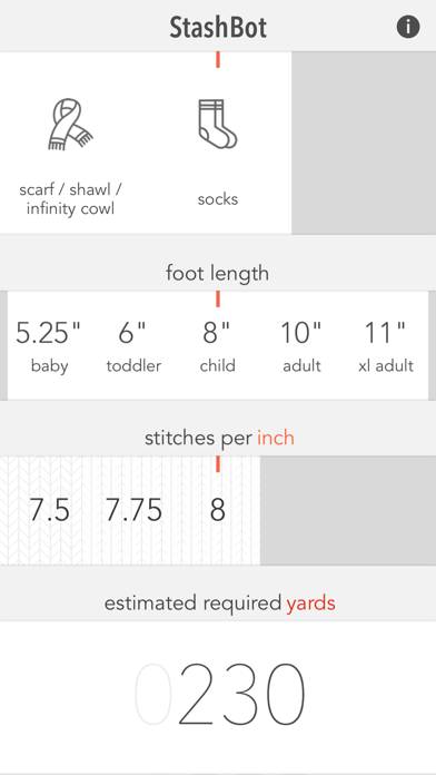 StashBot: Stricken & Häkeln App-Screenshot