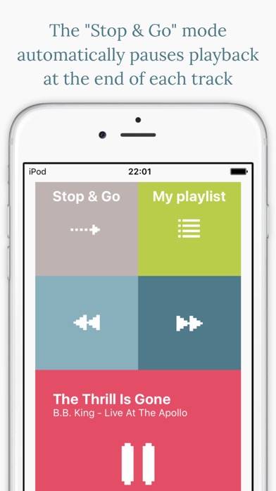 Stop&Go plus Music Player App-Screenshot #3
