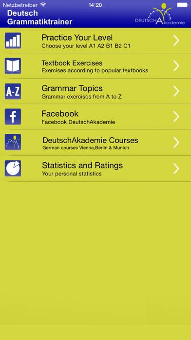 Learn German DeutschAkademie App screenshot #1