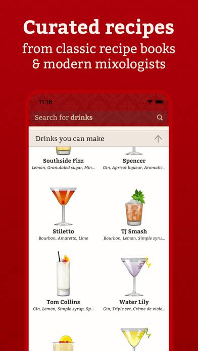 Cocktail Party: Drink Recipes App skärmdump #3