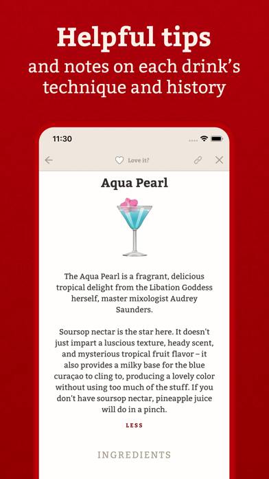 Cocktail Party: Drink Recipes Captura de pantalla de la aplicación #5