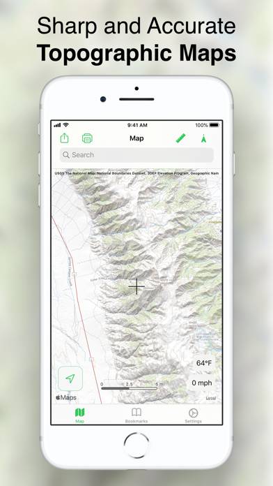 Topo Maps App screenshot #1