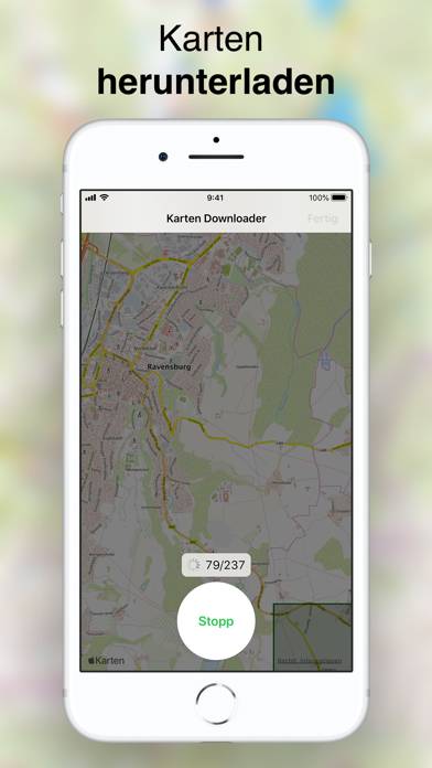 Terrängkartan App skärmdump