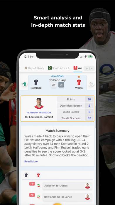 Ultimate Rugby Pro Capture d'écran de l'application #4
