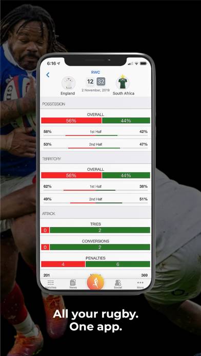 Ultimate Rugby Pro Schermata dell'app #6