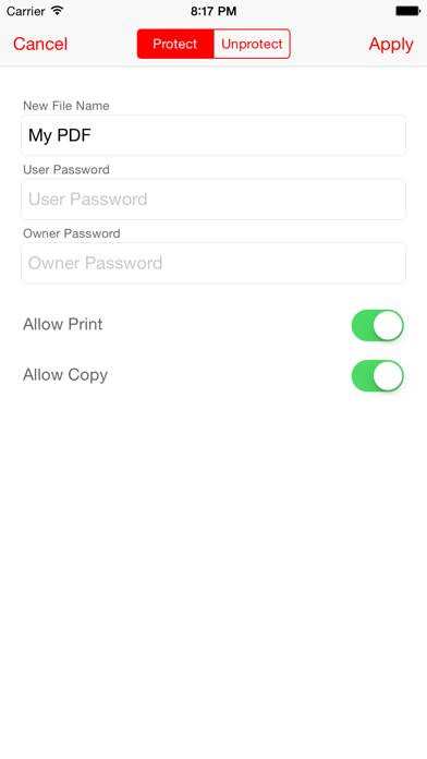 PDF Password App screenshot #2