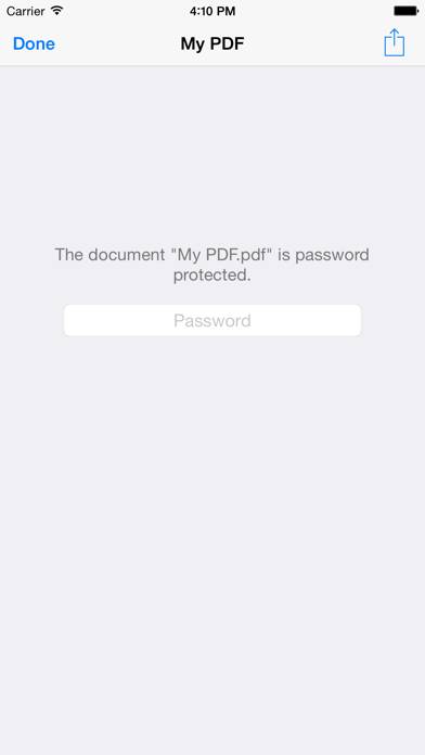 PDF Password Schermata dell'app #3