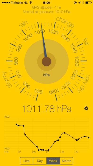 Barometer & Barograph Schermata dell'app #1