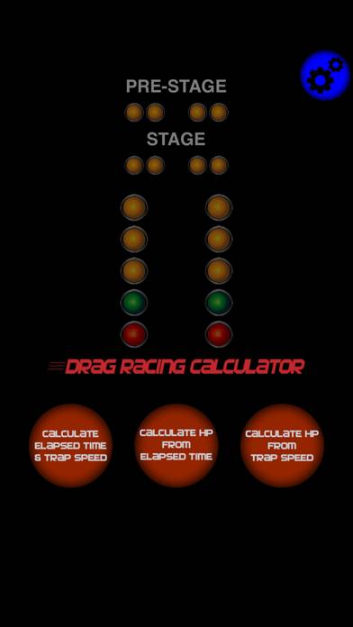 Drag Race Calculator App screenshot #1