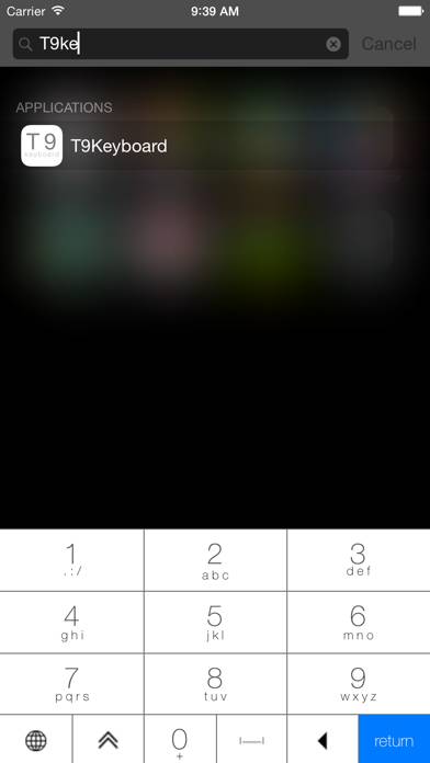 T9Keyboard Captura de pantalla de la aplicación #1