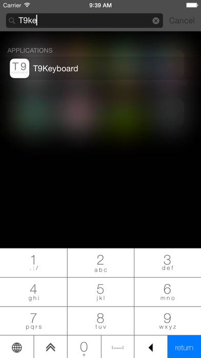 T9Keyboard App screenshot #1