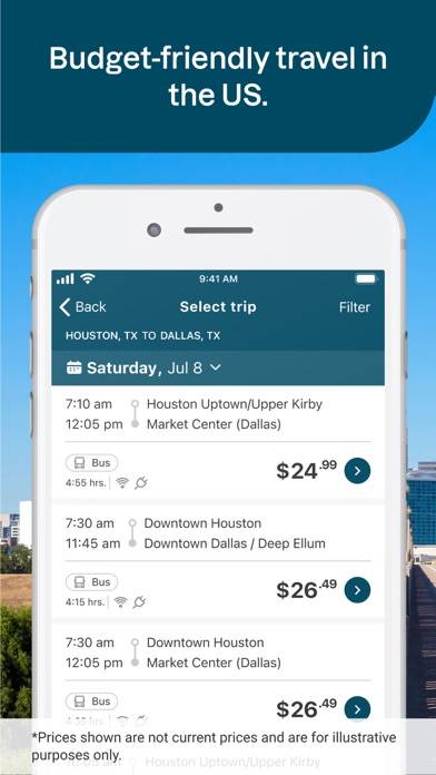 Greyhound: Buy Bus Tickets App screenshot