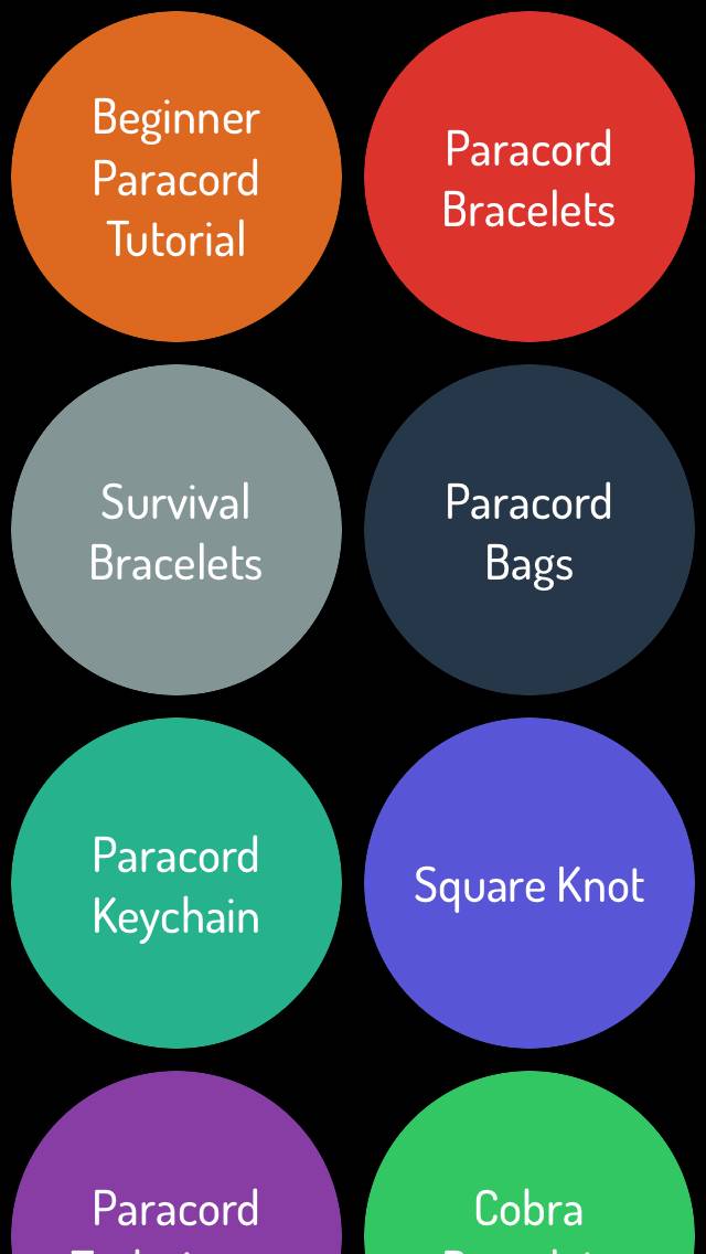 Paracord Guide App screenshot #1