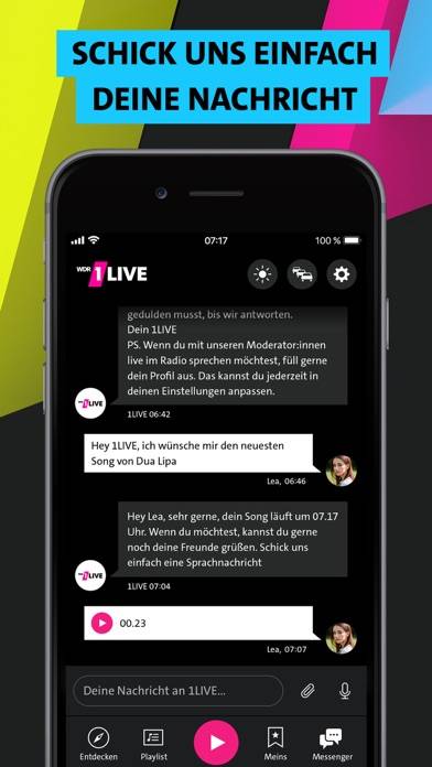 1LIVE App-Screenshot #5