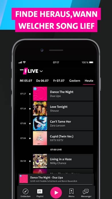 1LIVE App-Screenshot #6