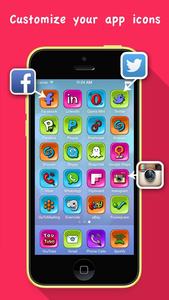Skin My Icons- Home Screen Icons,Icons Skin Schermata dell'app #1