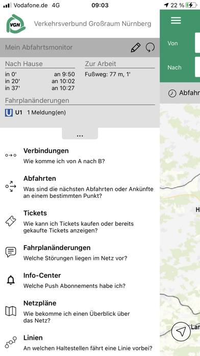 VGN Fahrplan & Tickets