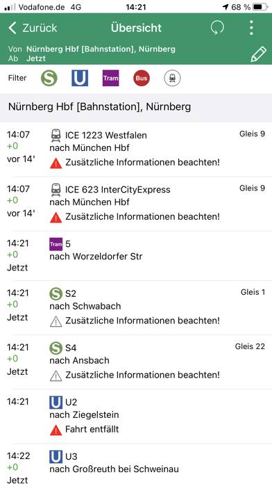 VGN Fahrplan & Tickets App screenshot #6