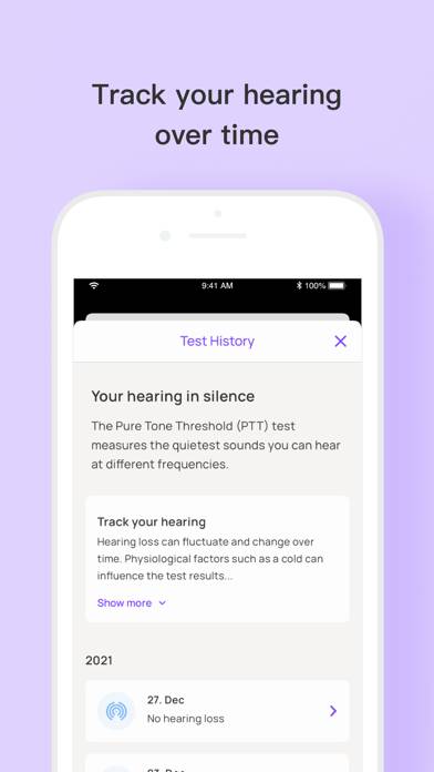 Mimi Hearing Test Schermata dell'app #5