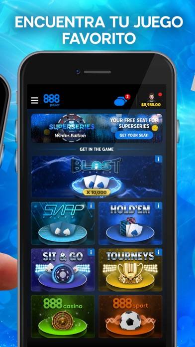 888 poker Captura de pantalla de la aplicación #3
