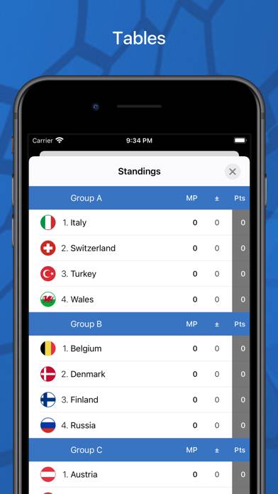 European Finals Captura de pantalla de la aplicación #2