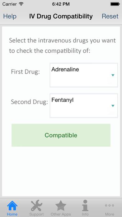 IV Drug Compatibility App screenshot #2