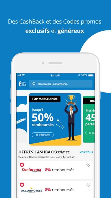 EBuyClub CashBack & code promo Capture d'écran de l'application #3