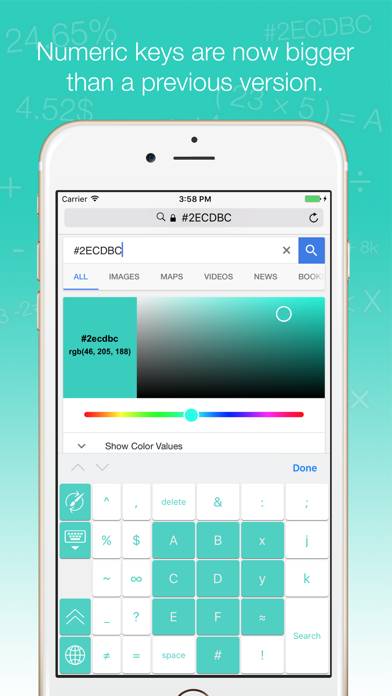 NuKey Numeric Keyboard Schermata dell'app