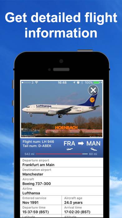 Mi Flight Radar Pro Tracker 24 Uygulama ekran görüntüsü #3