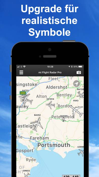 Mi Flight Radar & Tracker Pro App skärmdump