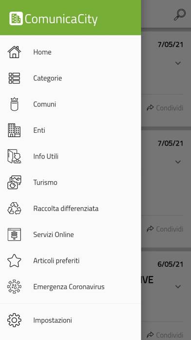 ComunicaCity Schermata dell'app