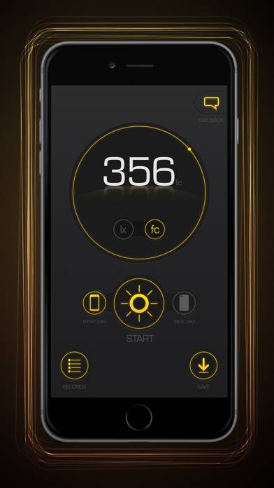 Light Lux Meter Captura de pantalla de la aplicación #1