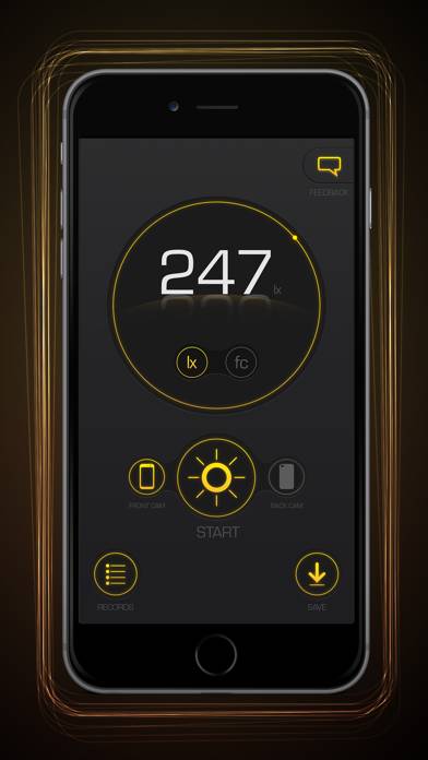 Light Lux Meter Captura de pantalla de la aplicación #2