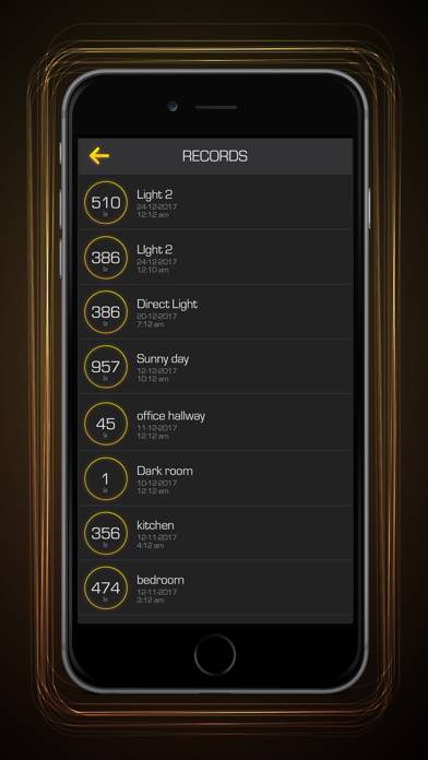 Light Lux Meter Captura de pantalla de la aplicación #3