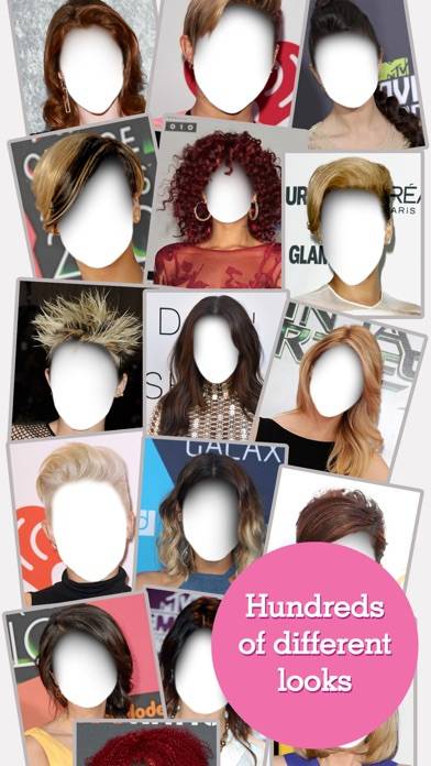 FACEinHOLE Hairstyles for Women App screenshot #2