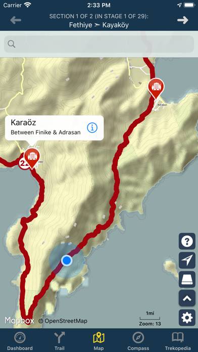 TrekRight: Lycian Way Uygulama ekran görüntüsü #3