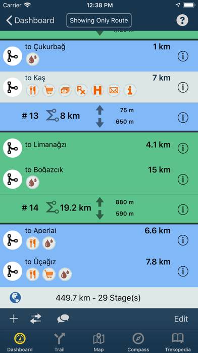 TrekRight: Lycian Way Schermata dell'app #4