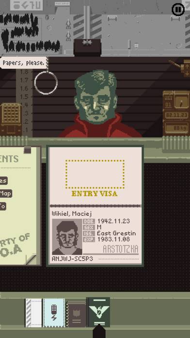 Papers, Please App preview #3