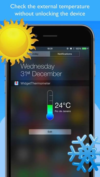 Widget Thermometer Pro Capture d'écran de l'application #2