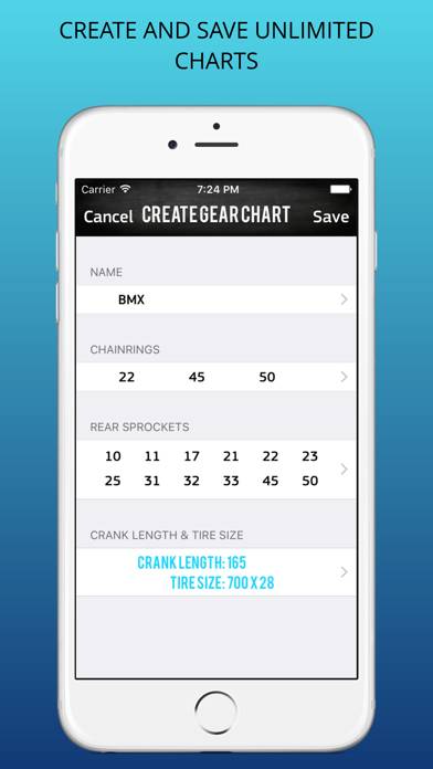 Bike Gear Calculator : Bike Gears, Cycling Gear App-Screenshot #2