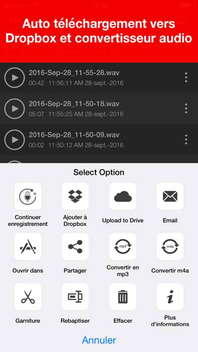 Voice Recorder : Record Audio Captura de pantalla de la aplicación #3