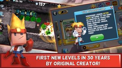 Boulder Dash 30th Ann. Premium schermata del gioco