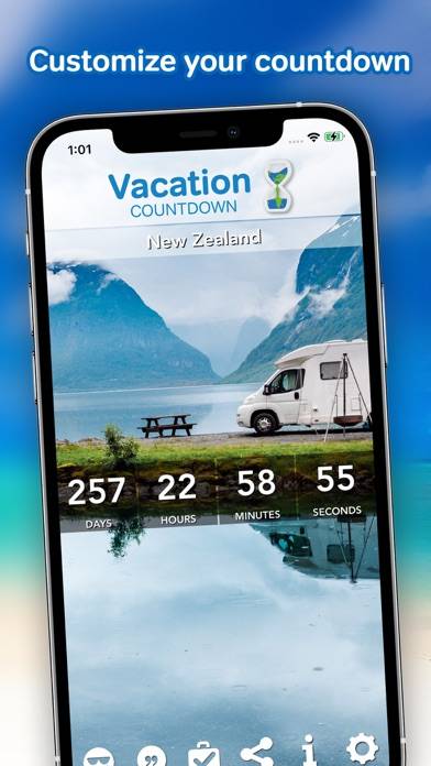 Vacation Countdown App App-Screenshot #3