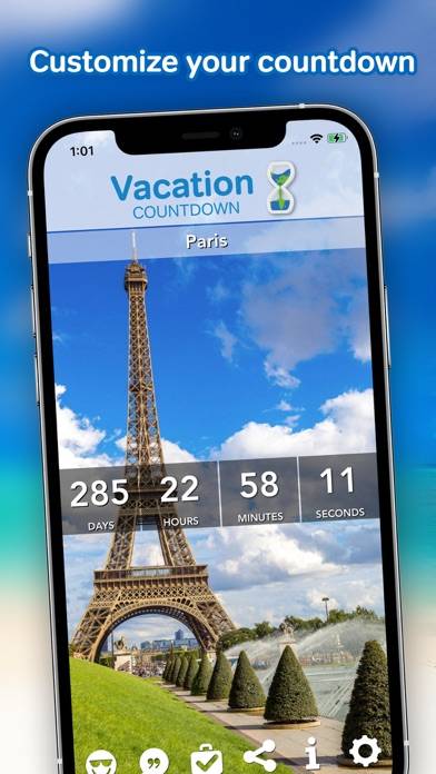 Vacation Countdown App App-Screenshot #4