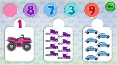 Learn Numbers with Cars for Smart Kids Captura de pantalla de la aplicación #1