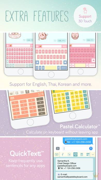 Pastel Keyboard Themes Color Captura de pantalla de la aplicación #4