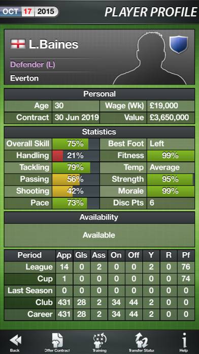 Football Director 2017 Spiel-Screenshot